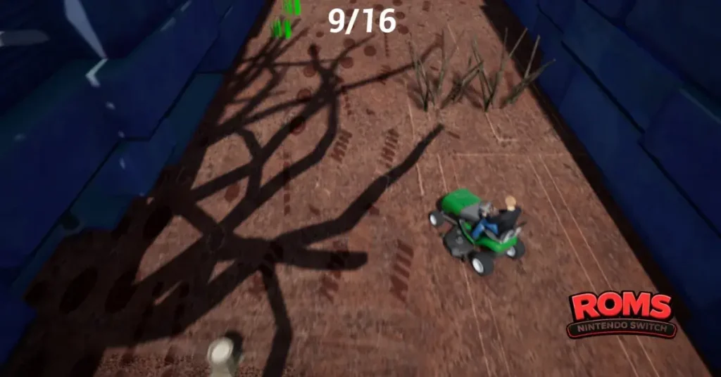 Lawnmower Game UFO Chase 2