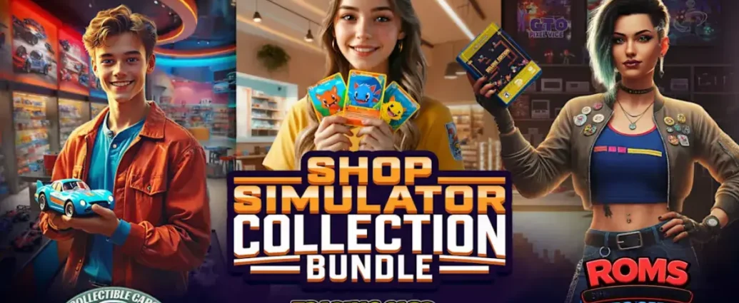 Shop Simulator Collection Bundle: Trading Card & Collectible Cars & Retro Geek